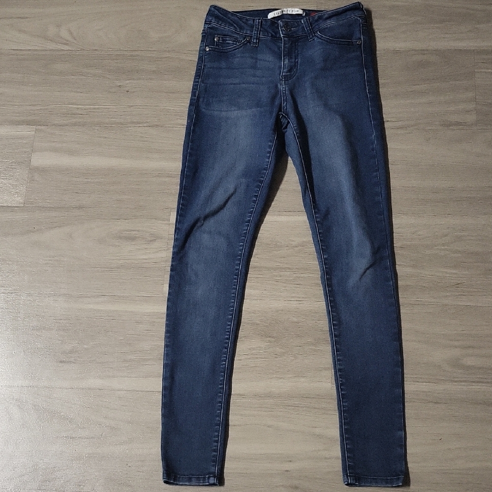 Celebrity Pink Blue Skinny Jeans Stretchy Fit